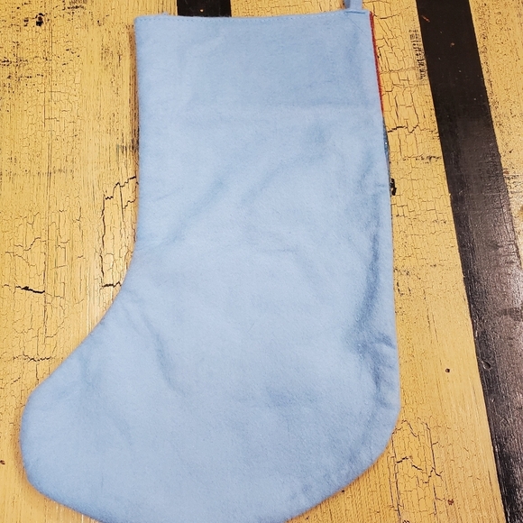 ☃️🐧🧦 Snowman & Penguin Peace Christmas Stocking - Picture 2 of 9